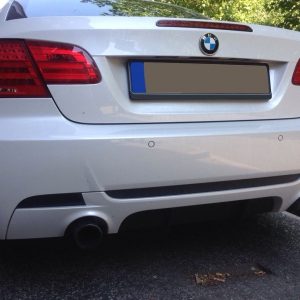 BMW 3 E92 E93 - Difuzeris galinio bamperio Performance