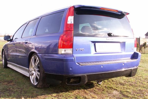 Volvo V70 2005-2007m. - Spoileris galinio bamperio.