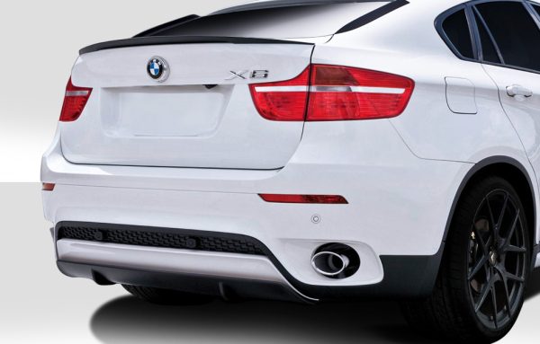 BMW X6 E71 E72 2008-2014m. - Difuzorius galinio bamperio.